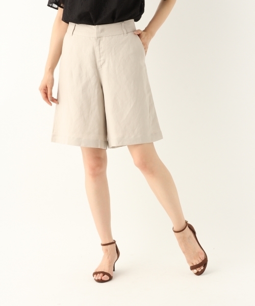 A part by(アパートバイ)の「LiRyキュロットパンツ 787758(その他パンツ・レディース・ベージュ/ネイビー・MEDIUM/LARGE)」の2枚目の写真