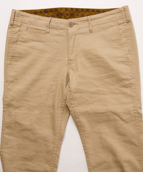 MONKEY TIME（モンキータイム）の「MT ∴ストレッチツイル スキニー ノープリーツパンツ◆§4（その他パンツ・メンズ・ベージュ/ロイヤルブルー・SMALL/MEDIUM/LARGE/X-LARGE）」の6枚目の写真