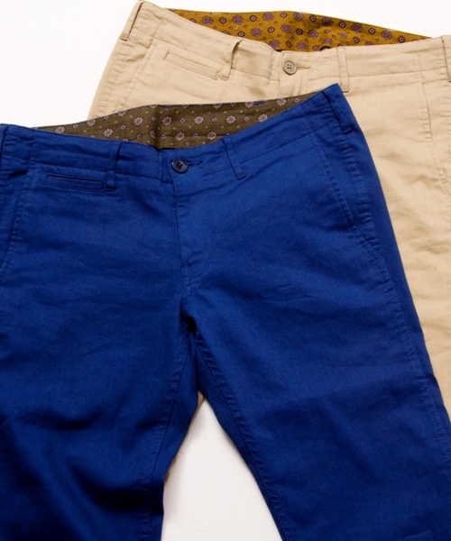 MONKEY TIME（モンキータイム）の「MT ∴ストレッチツイル スキニー ノープリーツパンツ◆§4（その他パンツ・メンズ・ベージュ/ロイヤルブルー・SMALL/MEDIUM/LARGE/X-LARGE）」の9枚目の写真