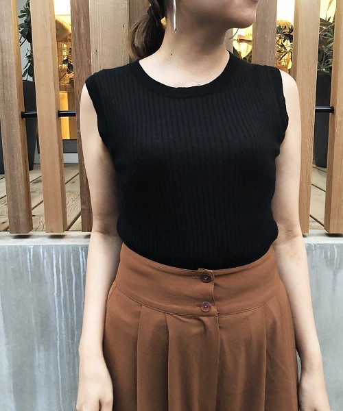 TODAYFUL（トゥデイフル）の「コットンリネンタンクトップ