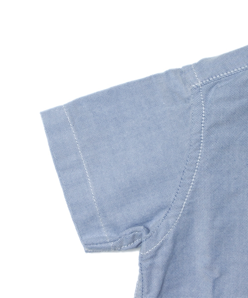 SHIPS KIDS（シップスキッズ）の「SHIPS KIDS:オックスフォード ボタンダウン ショートスリーブ(baby)（シャツ/ブラウス・キッズ・ホワイト/ライトブルー・80/90）」の5枚目の写真