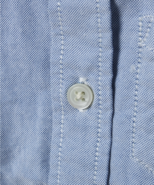 SHIPS KIDS（シップスキッズ）の「SHIPS KIDS:オックスフォード ボタンダウン ショートスリーブ(baby)（シャツ/ブラウス・キッズ・ホワイト/ライトブルー・80/90）」の7枚目の写真