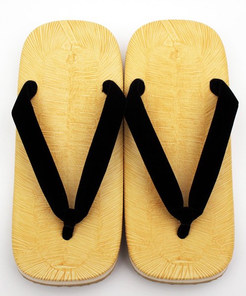 ８(eight)（エイト）の「PUレザー雪駄 セッタ 紳士用 男性（和装小物・メンズ・ブラック・MEDIUM/LARGE/X-LARGE）」の3枚目の写真