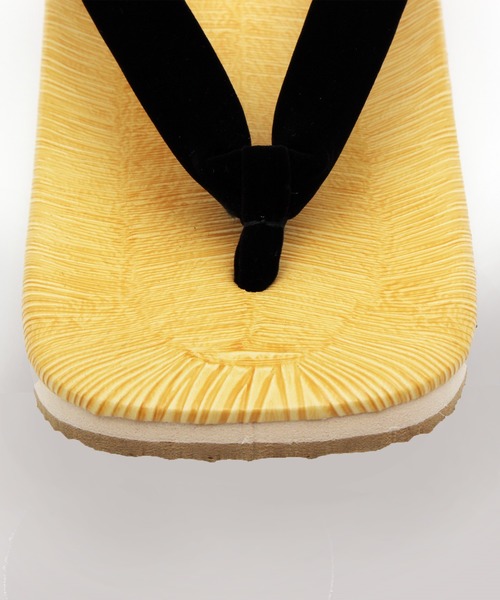 ８(eight)（エイト）の「PUレザー雪駄 セッタ 紳士用 男性（和装小物・メンズ・ブラック・MEDIUM/LARGE/X-LARGE）」の8枚目の写真