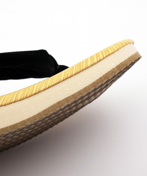 ８(eight)（エイト）の「PUレザー雪駄 セッタ 紳士用 男性（和装小物・メンズ・ブラック・MEDIUM/LARGE/X-LARGE）」の14枚目の写真