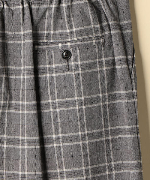 coen（コーエン）の「コットンチェックストレッチタイトロングスカート（スカート・レディース・グレー/ブラウン・MEDIUM/LARGE）」の9枚目の写真