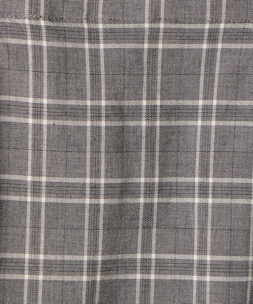 coen（コーエン）の「コットンチェックストレッチタイトロングスカート（スカート・レディース・グレー/ブラウン・MEDIUM/LARGE）」の6枚目の写真