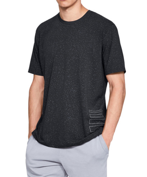 UNDER ARMOUR（アンダーアーマー）の「メンズ ライフスタイルＴ半袖シャツ /  スペックルプリントショートスリーブ（Tシャツ/カットソー・メンズ・ブラック×グレー/チャコールグレー・LG/MD/SM）」の2枚目の写真