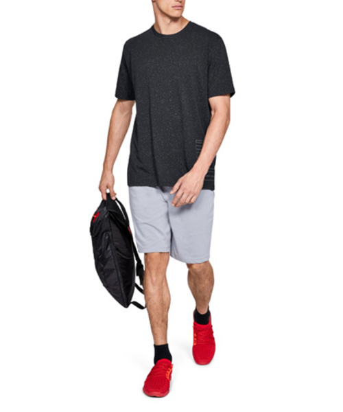 UNDER ARMOUR（アンダーアーマー）の「メンズ ライフスタイルＴ半袖シャツ /  スペックルプリントショートスリーブ（Tシャツ/カットソー・メンズ・ブラック×グレー/チャコールグレー・LG/MD/SM）」の7枚目の写真