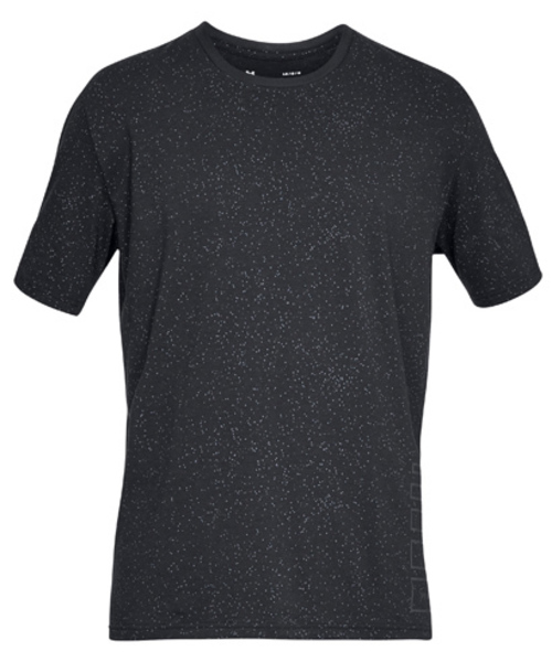 UNDER ARMOUR（アンダーアーマー）の「メンズ ライフスタイルＴ半袖シャツ /  スペックルプリントショートスリーブ（Tシャツ/カットソー・メンズ・ブラック×グレー/チャコールグレー・LG/MD/SM）」の8枚目の写真