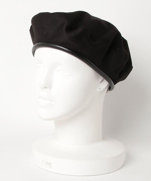 ADAM ET ROPE'(アダムエロペ)の「スエードライクベレー(ハンチング/ベレー帽・レディース・ブラック/ダークブラウン・FREE)」の4枚目の写真