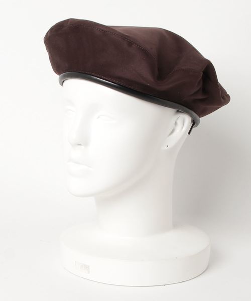ADAM ET ROPE'(アダムエロペ)の「スエードライクベレー(ハンチング/ベレー帽・レディース・ブラック/ダークブラウン・FREE)」の5枚目の写真
