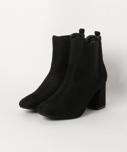 archives（アルシーヴ）の「スクエアサイドゴアブーツ（ブーツ・レディース・ブラック/ブラウン/ブラック系その他・MEDIUM/LARGE）」の2枚目の写真