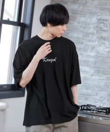KANGOL | ▽WEB限定 MONO-MART×KANGOL 別注ロゴ刺繍 プリント半袖 BIG Tee ビッグシルエットカットソー(Tシャツ/カットソー)