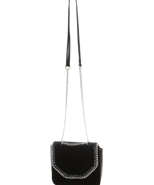 fifth（フィフス）の「ベロアカラーショルダーバッグ（ショルダーバッグ・レディース・ブラック/グレー/ピンク・FREE）」の4枚目の写真