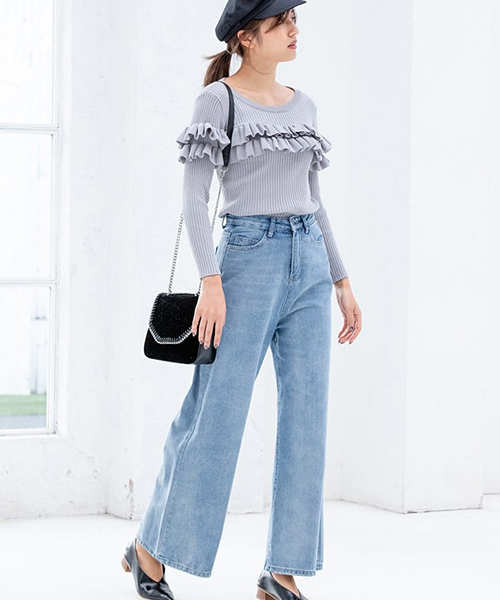 fifth（フィフス）の「ベロアカラーショルダーバッグ（ショルダーバッグ・レディース・ブラック/グレー/ピンク・FREE）」の20枚目の写真