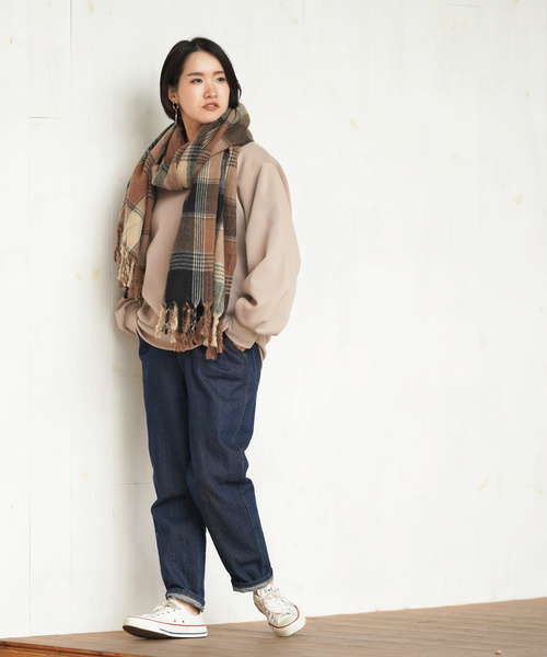 rps(アールピーエス)の「袖タック裏毛プルオーバー(スウェット・レディース・杢グレー/ブラック/ベージュ/パープル・M)」の14枚目の写真