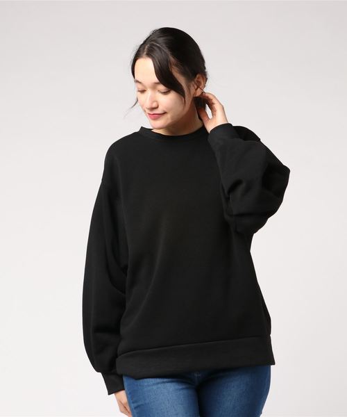 rps(アールピーエス)の「袖タック裏毛プルオーバー(スウェット・レディース・杢グレー/ブラック/ベージュ/パープル・M)」の6枚目の写真