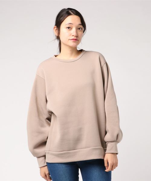 rps(アールピーエス)の「袖タック裏毛プルオーバー(スウェット・レディース・杢グレー/ブラック/ベージュ/パープル・M)」の12枚目の写真