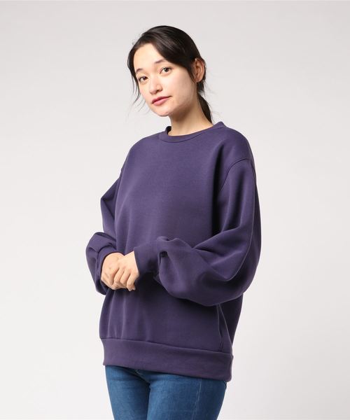 rps(アールピーエス)の「袖タック裏毛プルオーバー(スウェット・レディース・杢グレー/ブラック/ベージュ/パープル・M)」の10枚目の写真