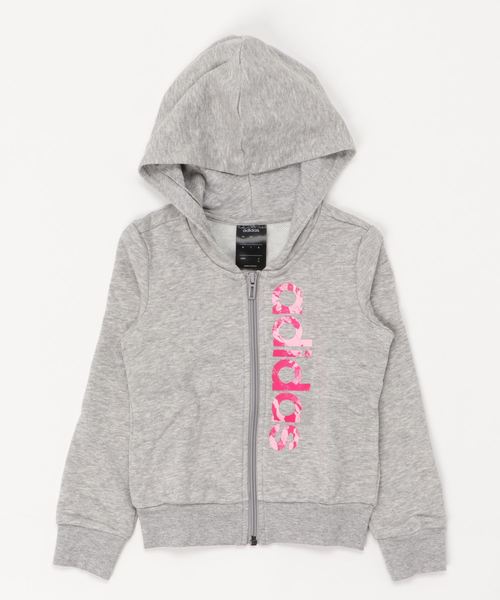 adidas(アディダス)の「フレンチテリー スウェットフルジップパーカー(パーカー)」|グレー
