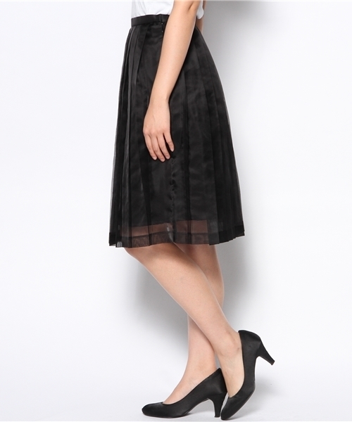 Another Edition(アナザーエディション)の「AE OGDY PLEATS SK(スカート・レディース・ブラック/レッド/ライラック・SMALL/MEDIUM)」の4枚目の写真