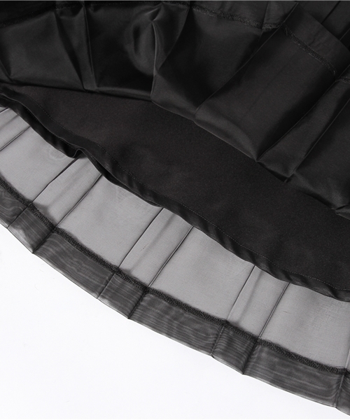 Another Edition(アナザーエディション)の「AE OGDY PLEATS SK(スカート・レディース・ブラック/レッド/ライラック・SMALL/MEDIUM)」の5枚目の写真