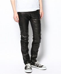 DIET BUTCHER | DIET BUTCHER SLIM SKIN  ×MIDWEST別注 レザー×デニムパンツ(デニムパンツ)