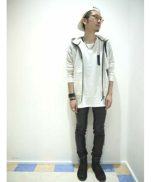 DIET BUTCHER(ダイエットブッチャー)の「DIET BUTCHER SLIM SKIN×MIDWEST 【別注】 レザー×デニムパンツ(デニムパンツ・メンズ・ブラック・1/3/2)」の19枚目の写真