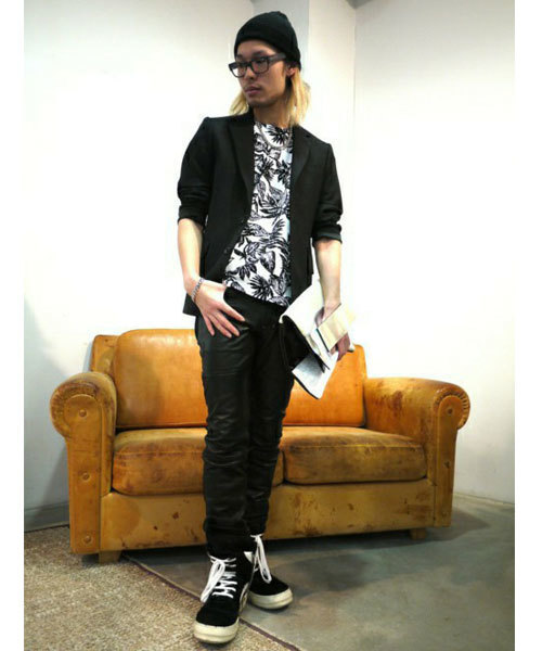DIET BUTCHER(ダイエットブッチャー)の「DIET BUTCHER SLIM SKIN×MIDWEST 【別注】 レザー×デニムパンツ(デニムパンツ・メンズ・ブラック・1/3/2)」の18枚目の写真