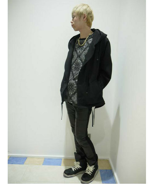 DIET BUTCHER(ダイエットブッチャー)の「DIET BUTCHER SLIM SKIN×MIDWEST 【別注】 レザー×デニムパンツ(デニムパンツ・メンズ・ブラック・1/3/2)」の16枚目の写真