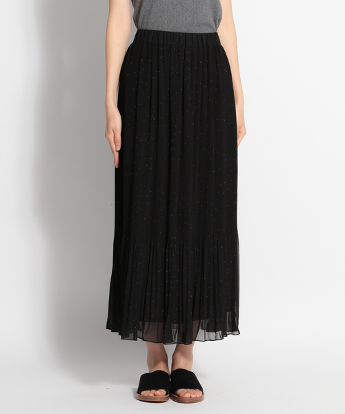 niko and...(ニコアンド)の「プリーツアソート柄スカート(スカート・レディース・ブラック/チャコール・FREE)」の8枚目の写真