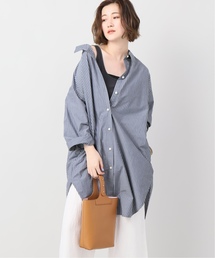Dry stripe シャツワンピース◆