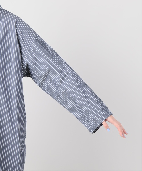 plage（プラージュ）の「Dry stripe シャツワンピース◆（シャツワンピース・レディース・ホワイト/アイボリー/ネイビー・FREE）」の11枚目の写真