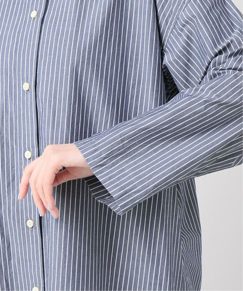 plage（プラージュ）の「Dry stripe シャツワンピース◆（シャツワンピース・レディース・ホワイト/アイボリー/ネイビー・FREE）」の12枚目の写真
