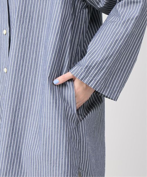 plage（プラージュ）の「Dry stripe シャツワンピース◆（シャツワンピース・レディース・ホワイト/アイボリー/ネイビー・FREE）」の13枚目の写真