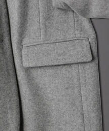 6（ロク）の「＜6(ROKU)＞MELTON NO COLLAR JACKET/ジャケット