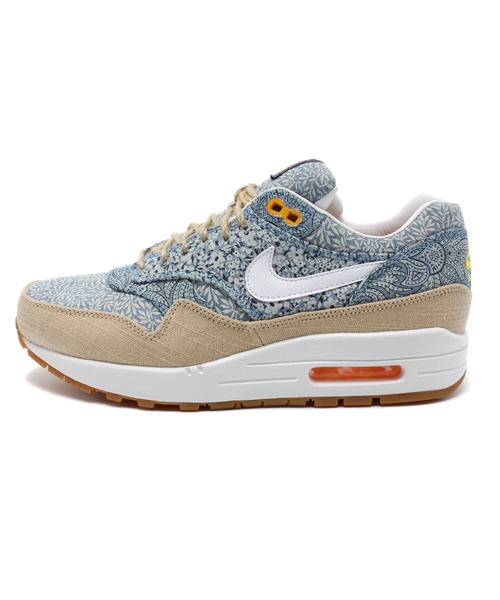 NIKE（ナイキ）の「ナイキ×リバティ エアマックス NIKE AIR MAX 1 LIB QS 540855-400（スニーカー・レディース・ライトブルー・24cm/23cm/23.5cm/24.5cm）」の10枚目の写真