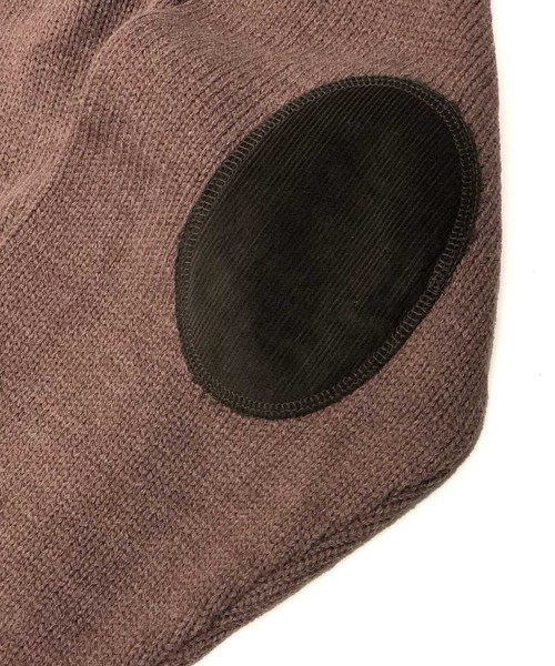 ADMIX/ATELIER SAB MEN（アドミックスアトリエサブメン）の「【No sweat.×ADMIX/ATELIER SAB MEN】コラボ別注 メランジ編み エルボーパッチ タートルネック セーター（ニット/セーター・メンズ・アッシュブラウン/グレー/ベージュ/アイボリー/ブラック/ダークベージュ・48/50）」の16枚目の写真