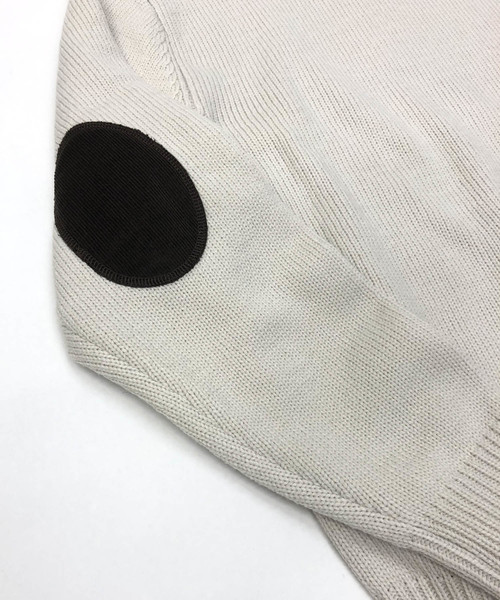 ADMIX/ATELIER SAB MEN（アドミックスアトリエサブメン）の「【No sweat.×ADMIX/ATELIER SAB MEN】コラボ別注 メランジ編み エルボーパッチ タートルネック セーター（ニット/セーター・メンズ・アッシュブラウン/グレー/ベージュ/アイボリー/ブラック/ダークベージュ・48/50）」の17枚目の写真
