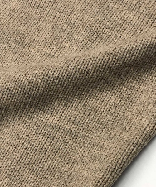 ADMIX/ATELIER SAB MEN（アドミックスアトリエサブメン）の「【No sweat.×ADMIX/ATELIER SAB MEN】コラボ別注 メランジ編み エルボーパッチ タートルネック セーター（ニット/セーター・メンズ・アッシュブラウン/グレー/ベージュ/アイボリー/ブラック/ダークベージュ・48/50）」の18枚目の写真