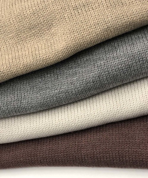 ADMIX/ATELIER SAB MEN（アドミックスアトリエサブメン）の「【No sweat.×ADMIX/ATELIER SAB MEN】コラボ別注 メランジ編み エルボーパッチ タートルネック セーター（ニット/セーター・メンズ・アッシュブラウン/グレー/ベージュ/アイボリー/ブラック/ダークベージュ・48/50）」の19枚目の写真