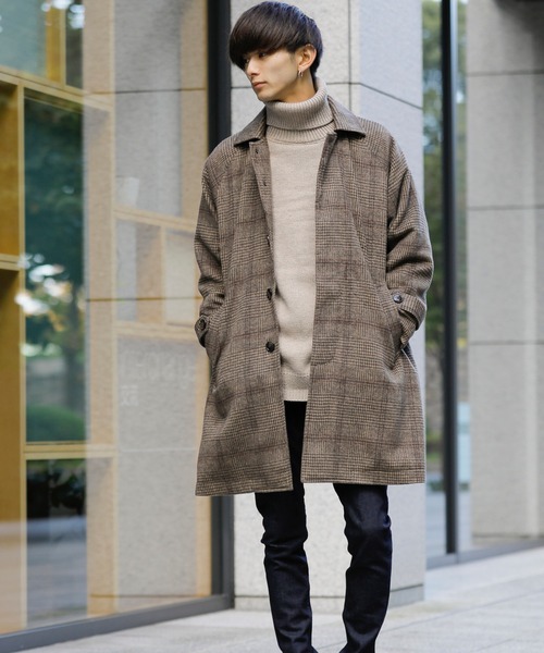 ADMIX/ATELIER SAB MEN（アドミックスアトリエサブメン）の「【No sweat.×ADMIX/ATELIER SAB MEN】コラボ別注 メランジ編み エルボーパッチ タートルネック セーター（ニット/セーター・メンズ・アッシュブラウン/グレー/ベージュ/アイボリー/ブラック/ダークベージュ・48/50）」の21枚目の写真