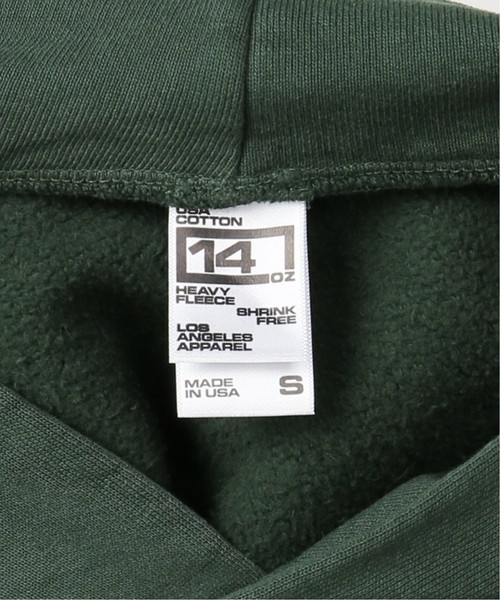 JOURNAL STANDARD relume(ジャーナルスタンダード レリューム)の「【LA APPAREL / ロサンゼルスアパレル】14oz Heavy Fleece Hooded Pul:パーカー(パーカー・レディース・イエロー/グリーン/Red・LARGE/X-LARGE/SMALL/MEDIUM)」の9枚目の写真