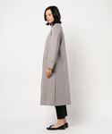 プルミエ　アロンディスモン✖️マンテコ　ノーカラー　ロングコートホワイト 1er Arrondissement（プルミエ アロンディスモン）オフィシャルサイト