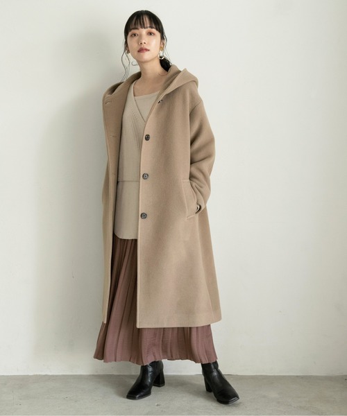 LOWRYS FARM（ローリーズファーム）の「サテンプリーツスカート　863178（スカート・レディース・ブラック/パープル/ブルー/アイボリー/ブラウン/ピンク・FREE）」の17枚目の写真