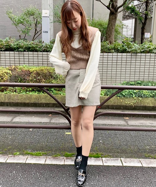 apres jour（アプレジュール）の「ビスチェ×タートルセット【ZOZOTOWN限定アイテム】（ニット/セーター・レディース・ブラック/アイボリー/モカ/スモークピンク・フリー）」の12枚目の写真