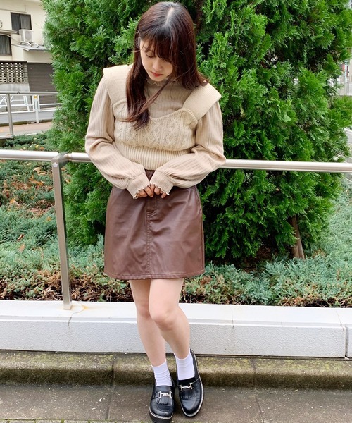 apres jour（アプレジュール）の「ビスチェ×タートルセット【ZOZOTOWN限定アイテム】（ニット/セーター・レディース・ブラック/アイボリー/モカ/スモークピンク・フリー）」の17枚目の写真