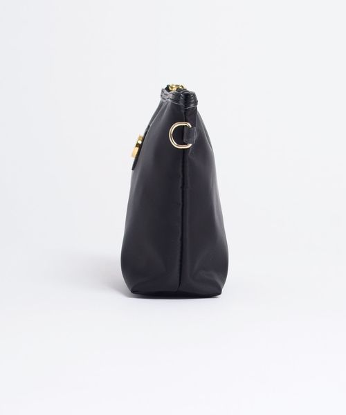 BONFANTI（ボンファンティ）の「BONFANTI:ポーチショルダー◇（ショルダーバッグ・レディース・ブラック/ベージュ/ライトグリーン・ONE SIZE）」の5枚目の写真