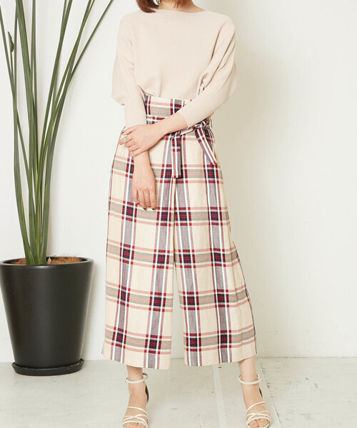 Liesse（リエス）の「アシンメトリープルオーバー（ニット/セーター・レディース・オフホワイト/グレー系その他/ネイビー/ピンク/レッド・FREE）」の18枚目の写真